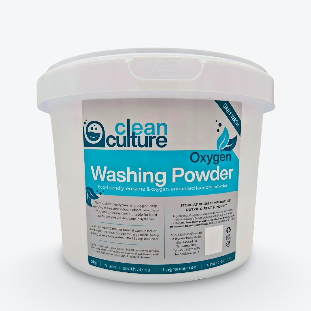 Clean Culture - Oxygen Washing Powder - Fragrance Free - 5KG