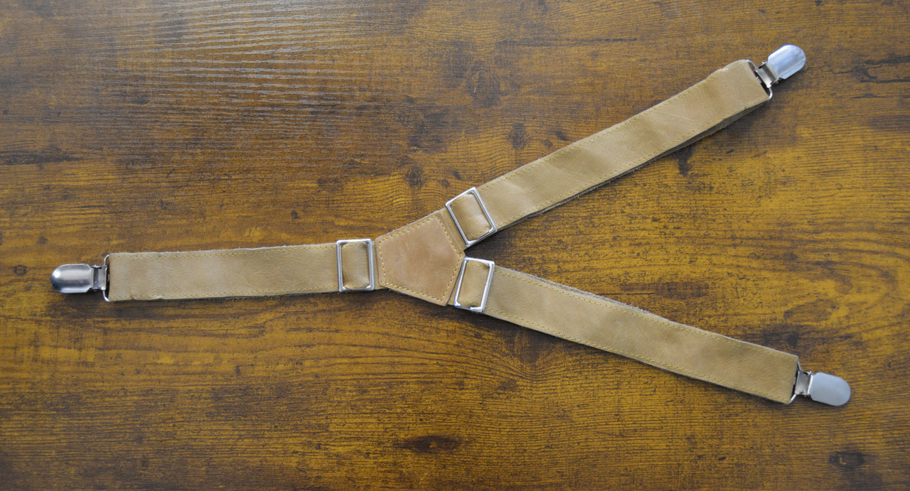 Nika - Leather Suspenders
