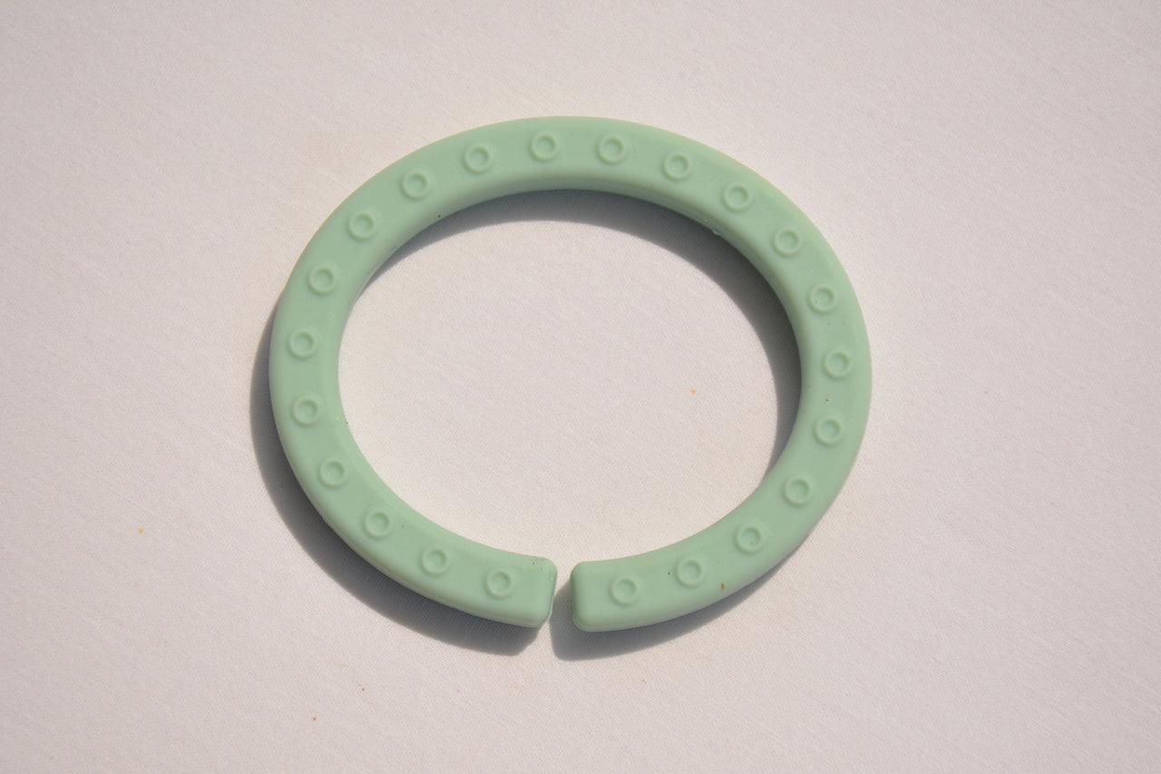 Silicone teether ring