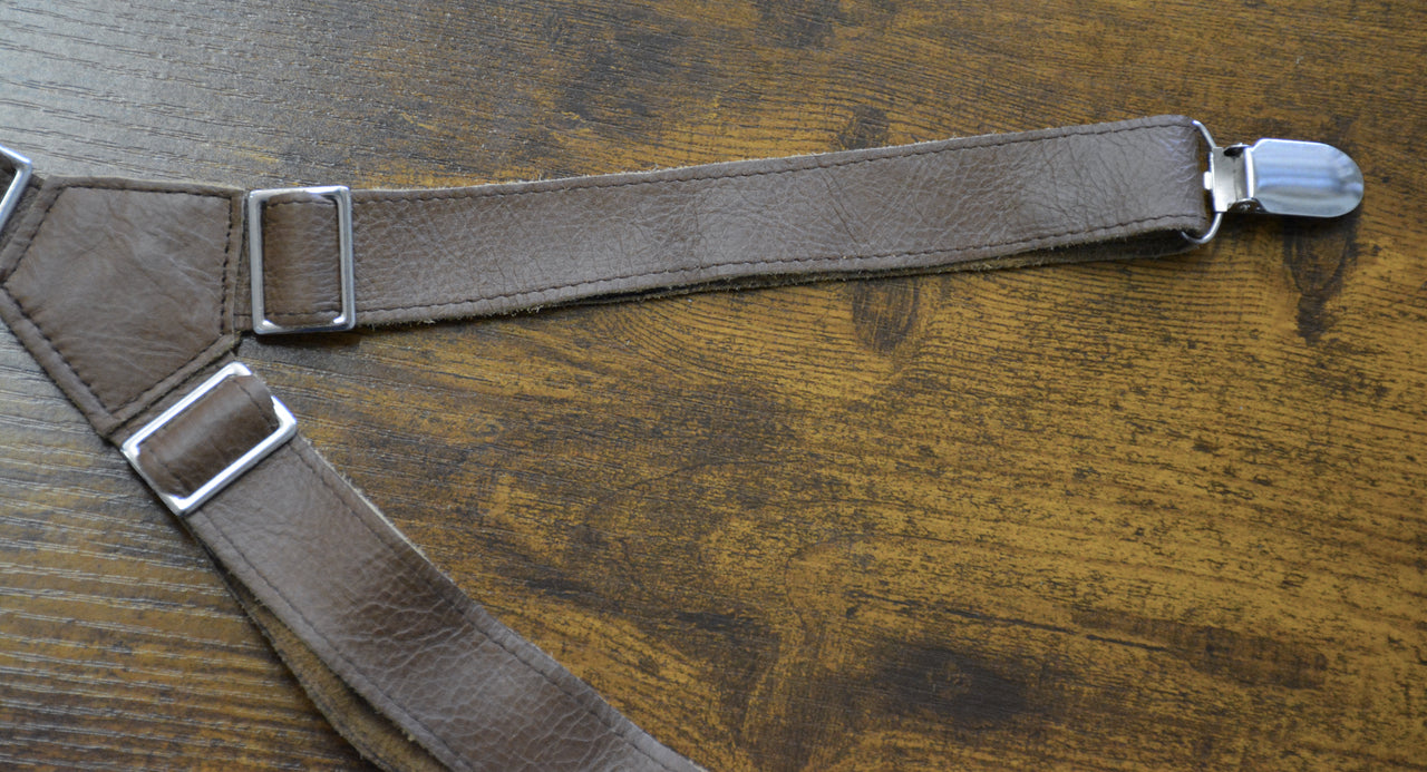 Nika - Leather Suspenders