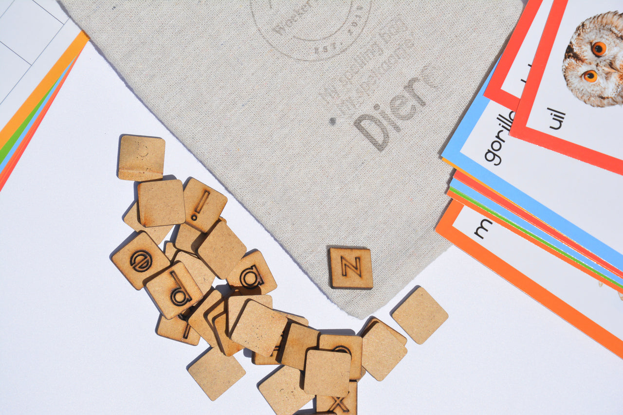 Woeker Handjies - My spelling bag/My spelkaarte - Diere/Animals