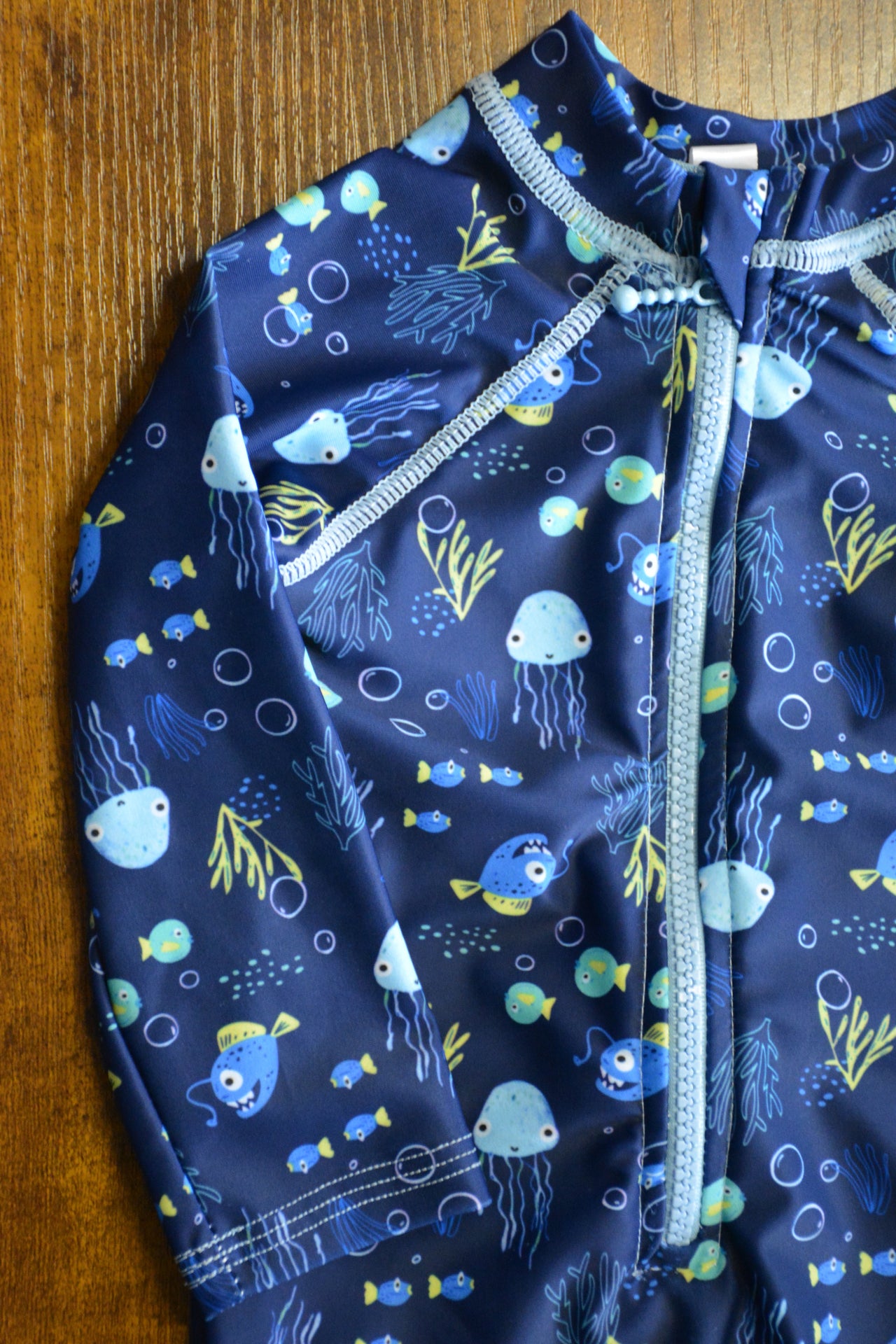 Nika - Navy Sea Creature Boy Swimsuit