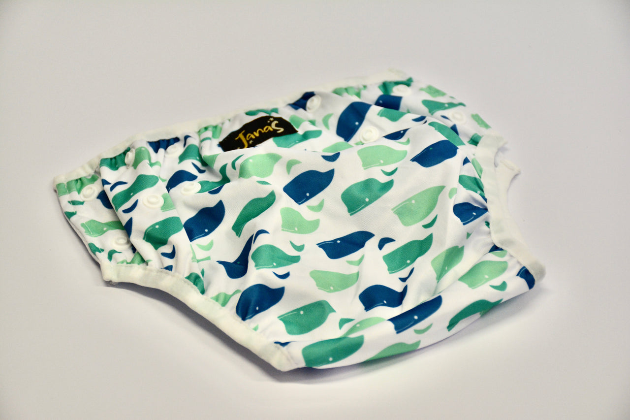 Whale Friends Swim Diaper