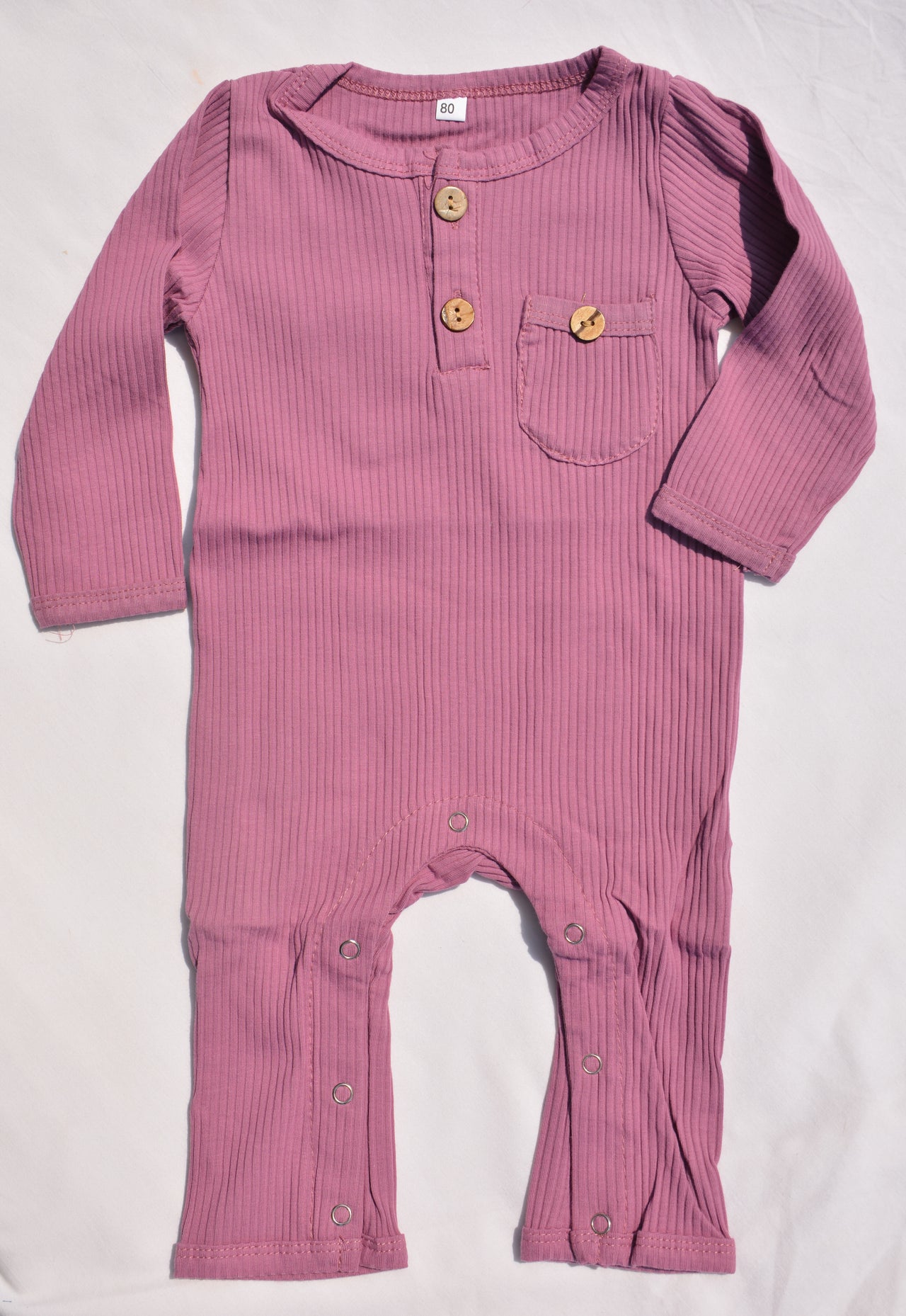 Long Sleeve Onesie - With Pocket