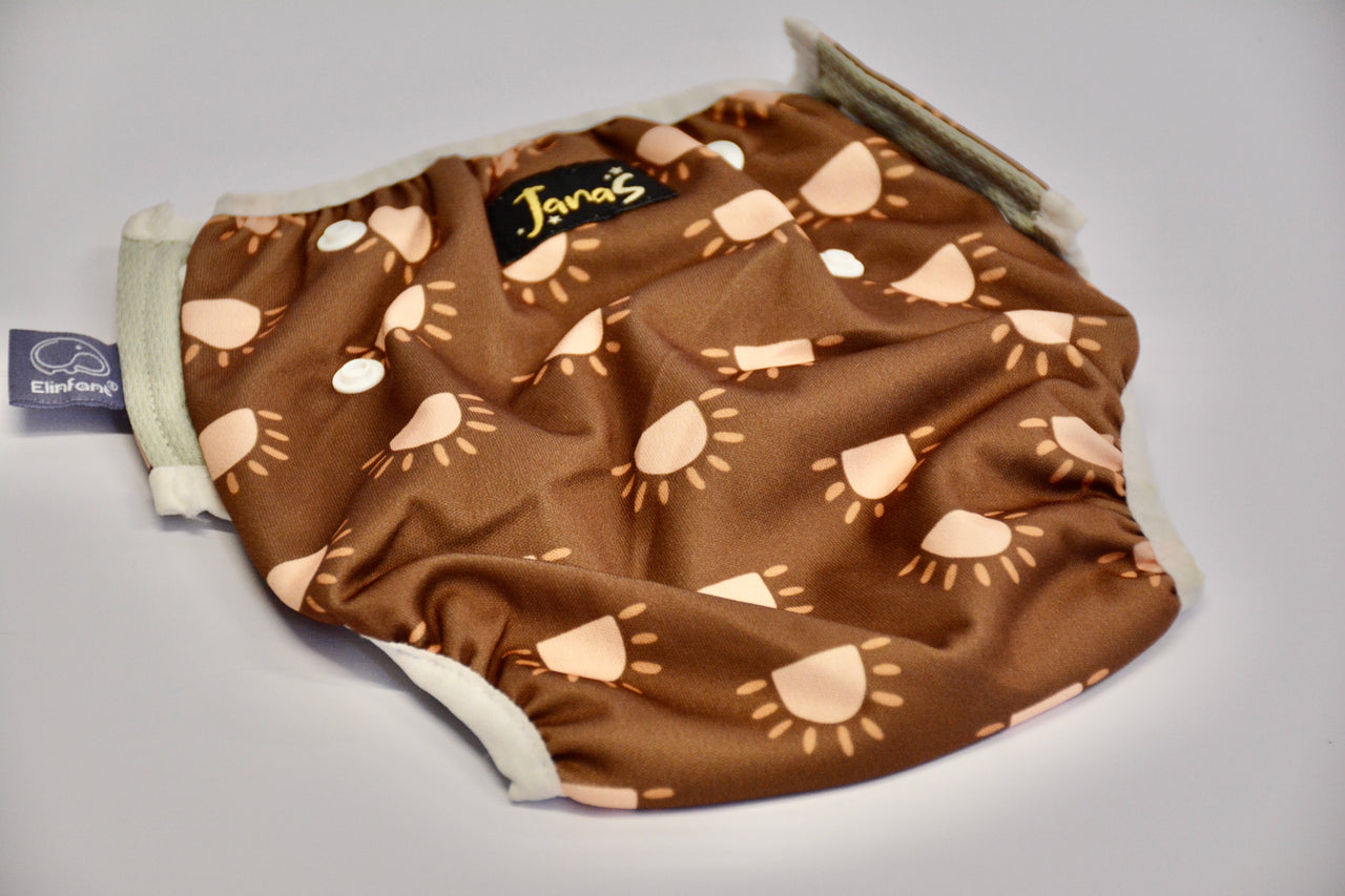 Sun set swim diaper - Grey inner