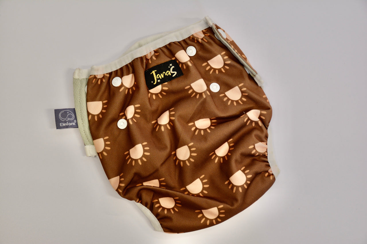 Sun set swim diaper - Grey inner