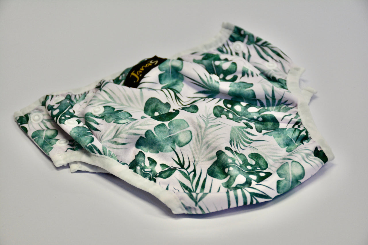 Lilac Ferns Swim Diaper