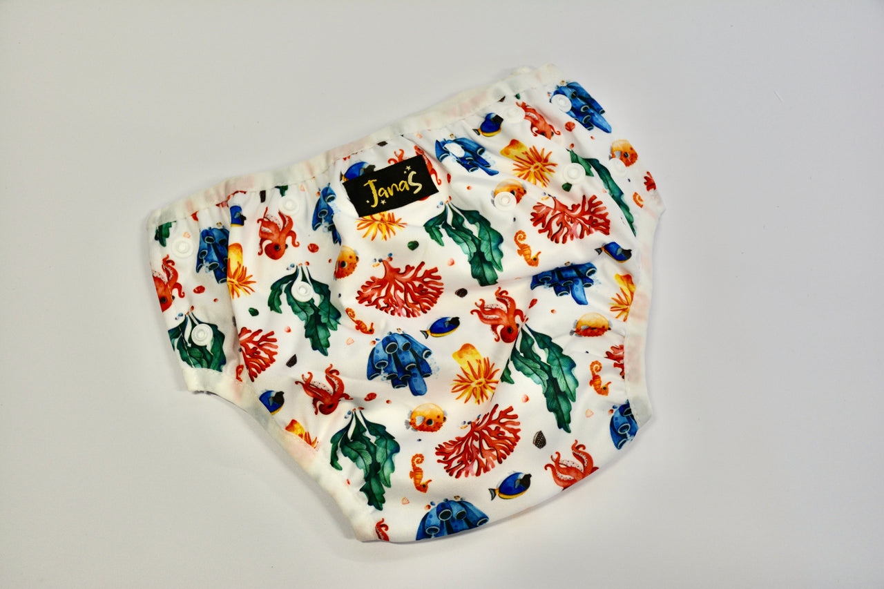 Sea grass and coral reef Swim diaper