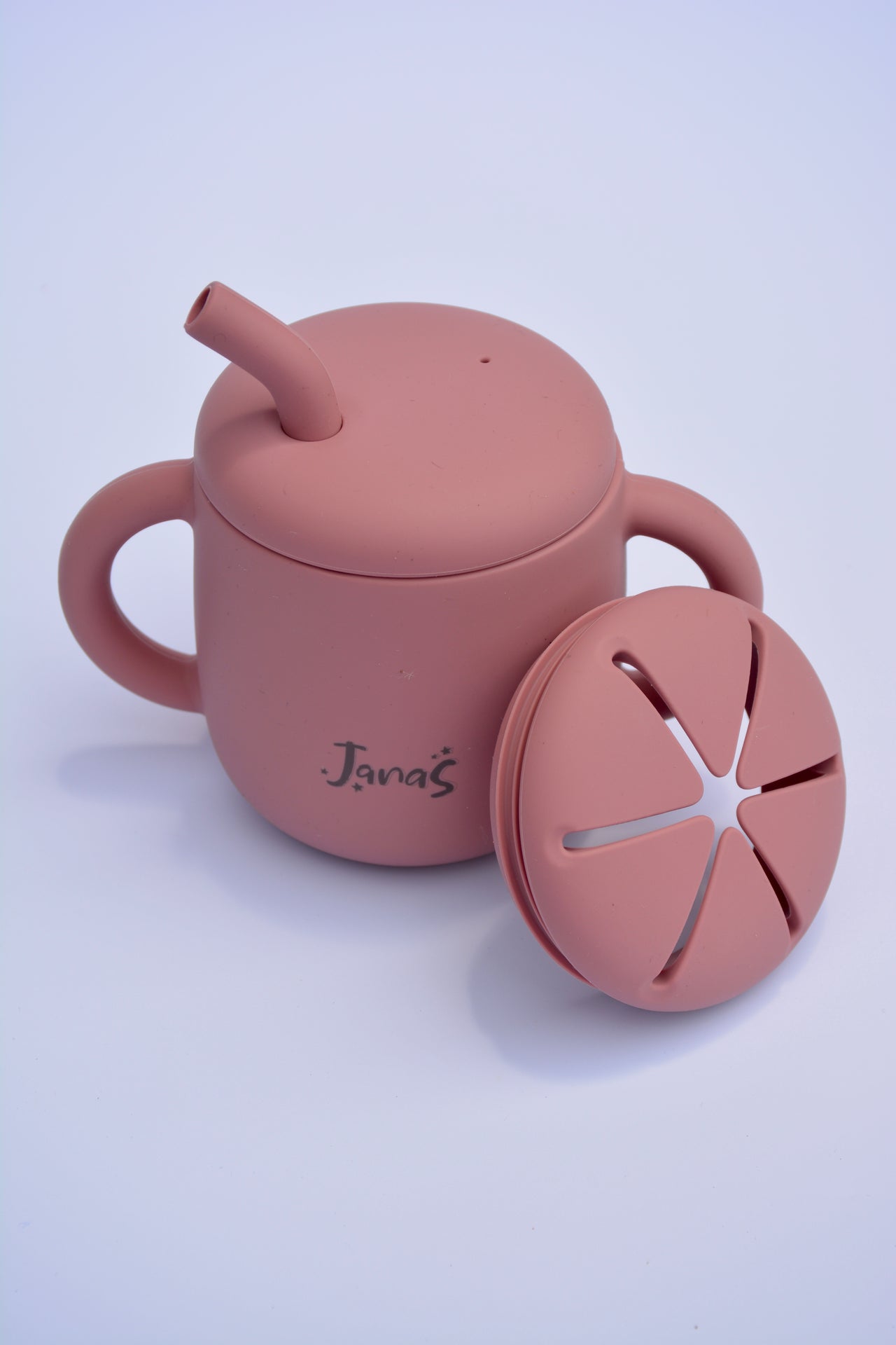 JanaS Silicone 2in1 sippy cup and snack cup