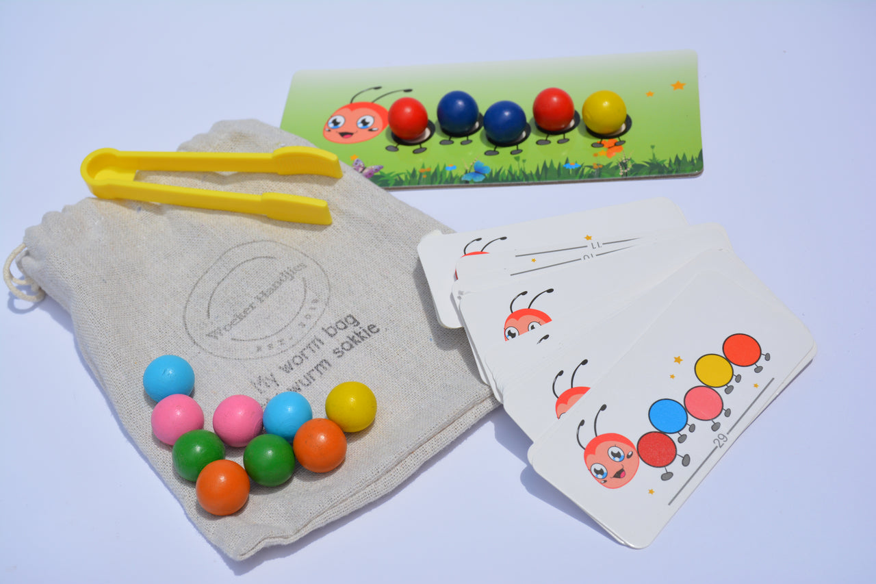 Woeker handjies - My Wurm sak /My worm bag