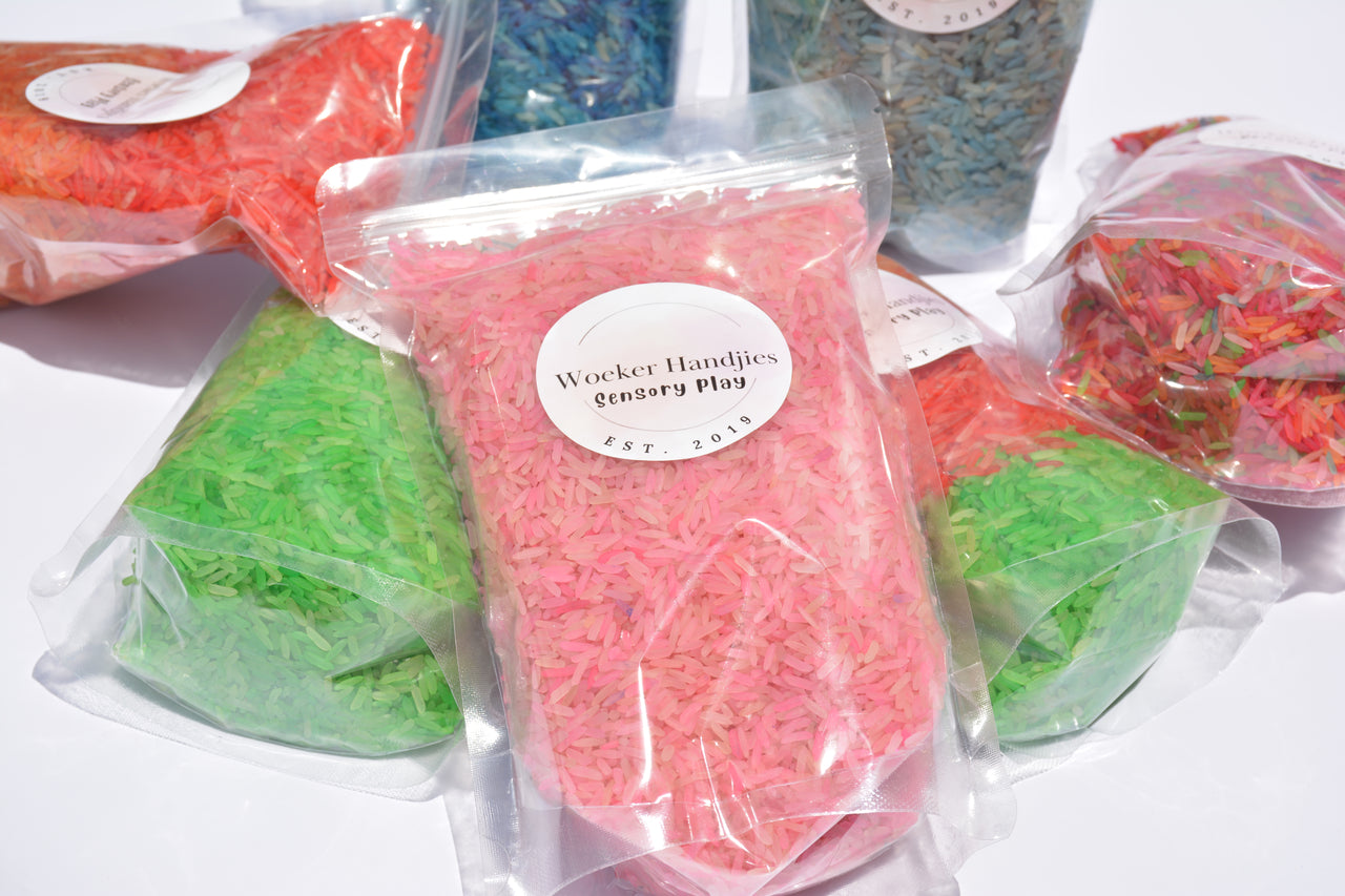 Woeker Handjies - Sensory Rice - 1 Bag