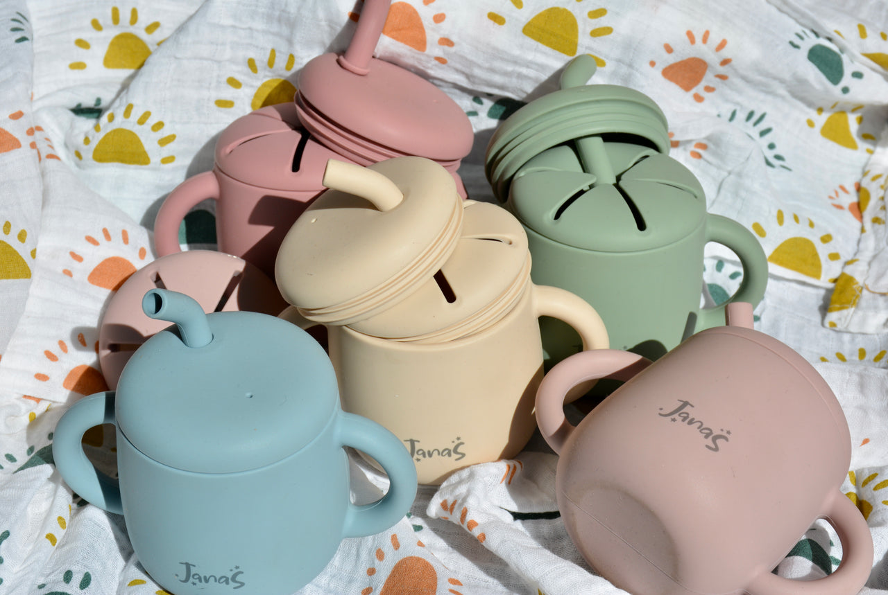 JanaS Silicone 2in1 sippy cup and snack cup