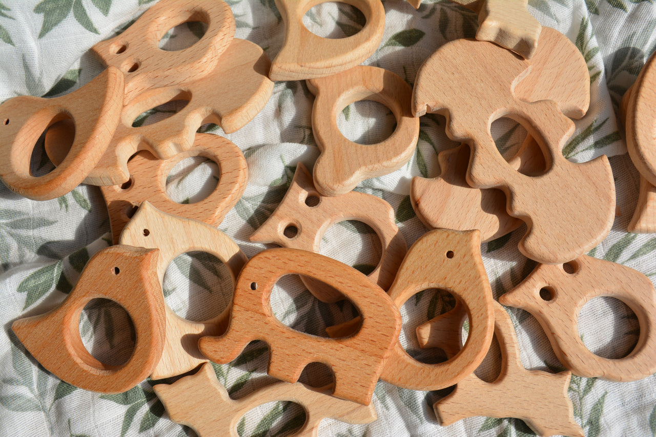 Wooden Animal Teether