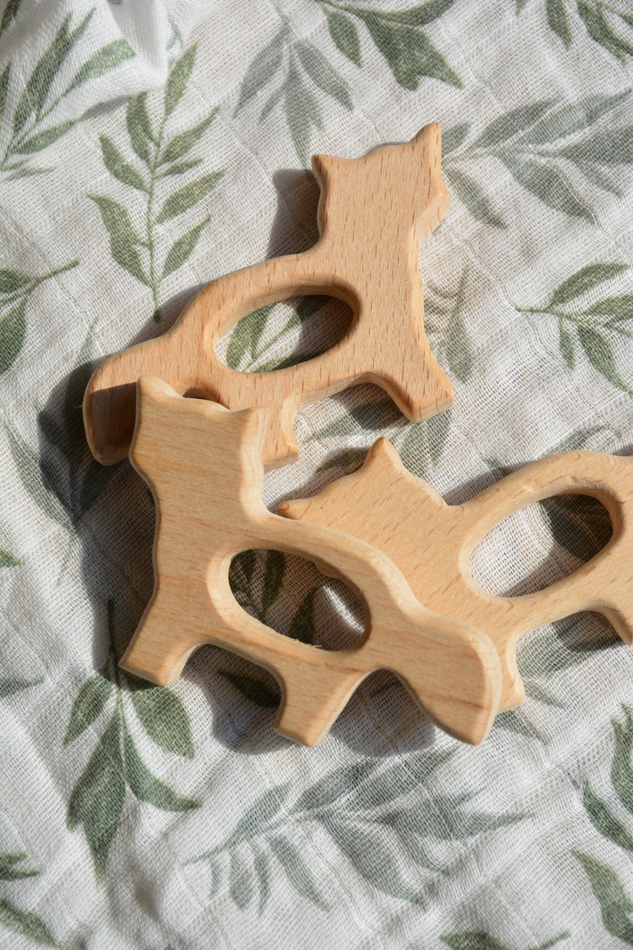 Wooden Animal Teether