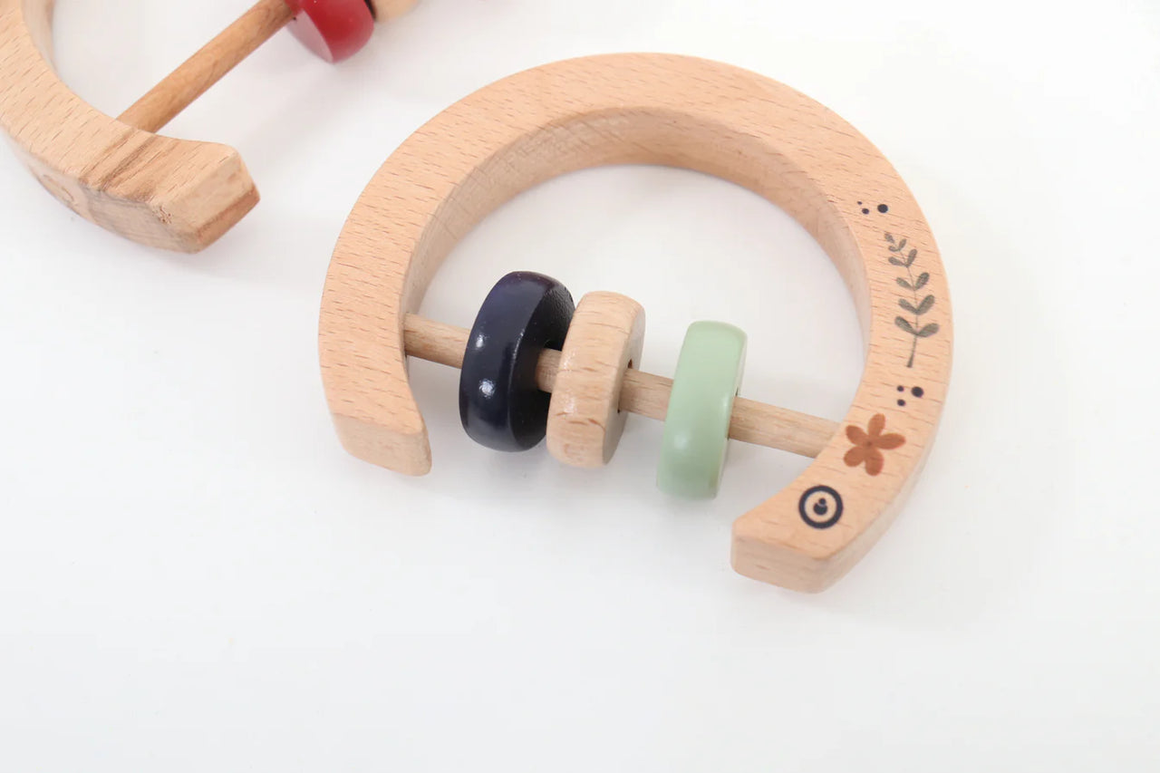 Grow Baby Wooden Rattle - Little Greyton