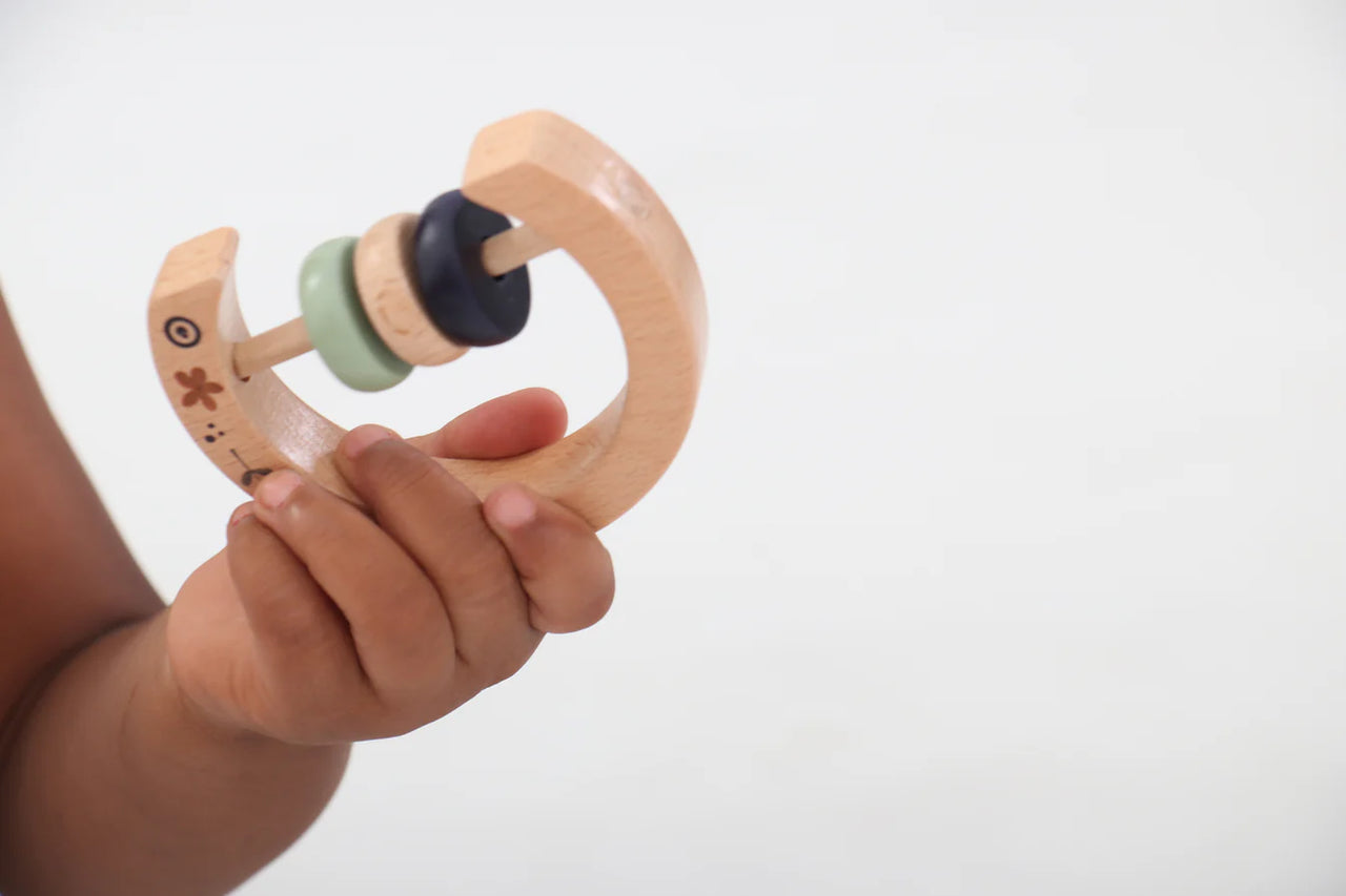 Grow Baby Wooden Rattle - Little Greyton