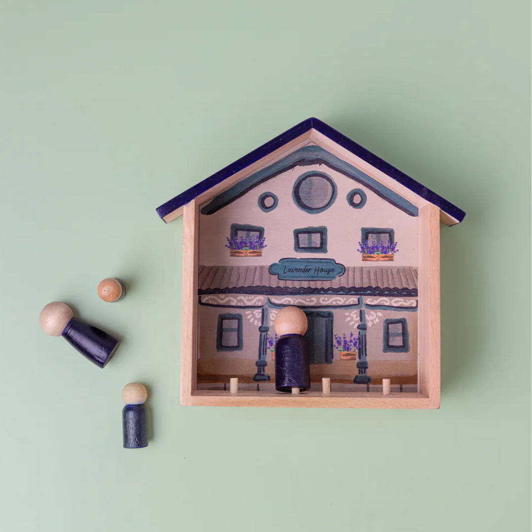 Grow Baby Lavender House Play Set
