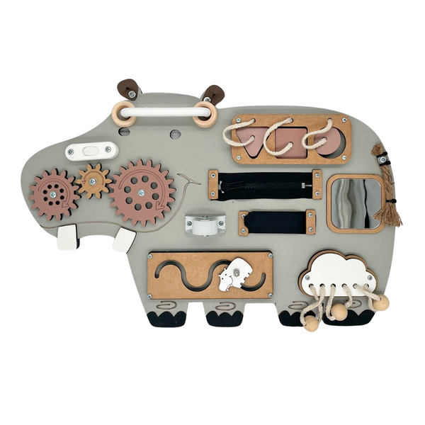 Kiani | Portable Activity Board | Hugo the Hippo