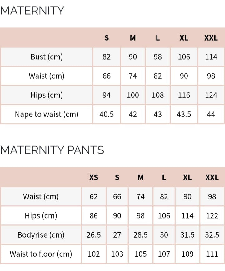 Nika - Black long maternity pants