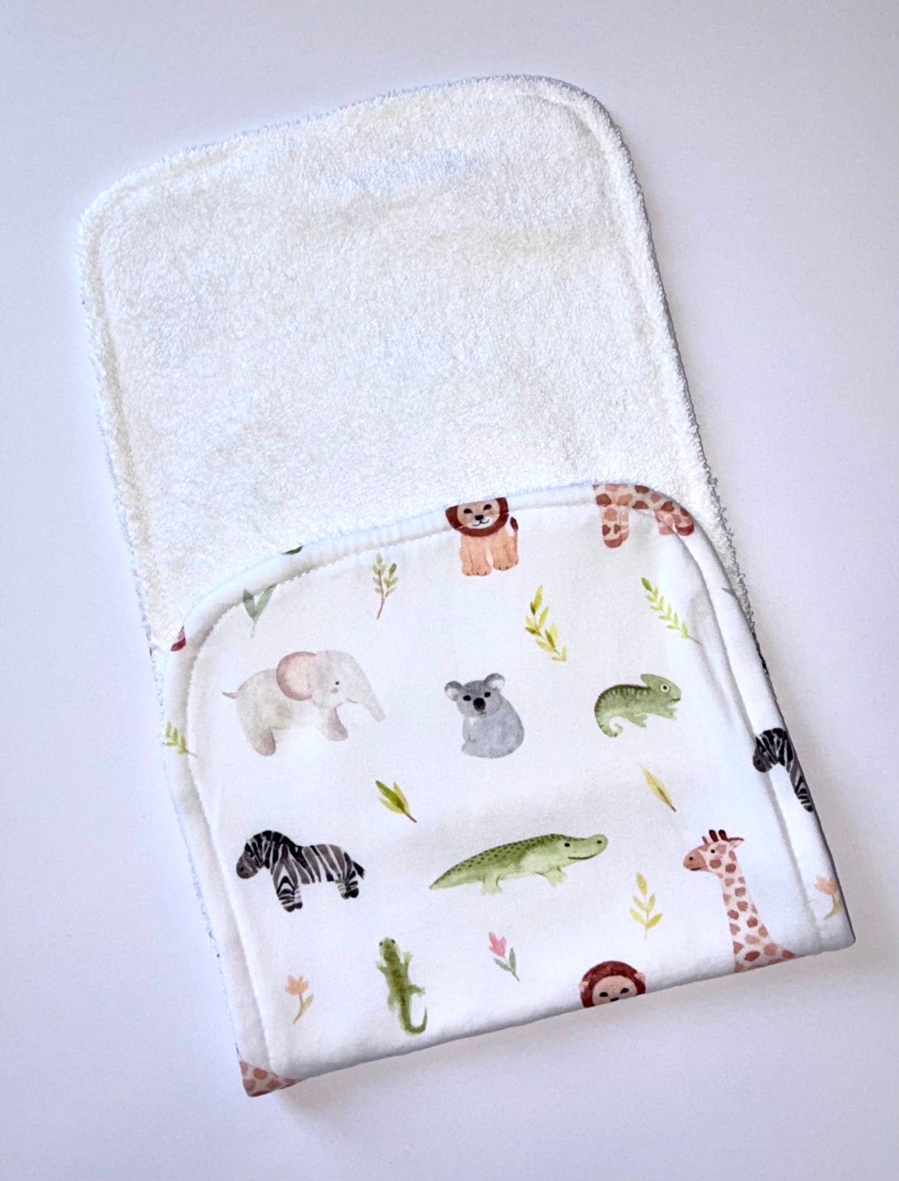 Burp Cloth - Baby Animals
