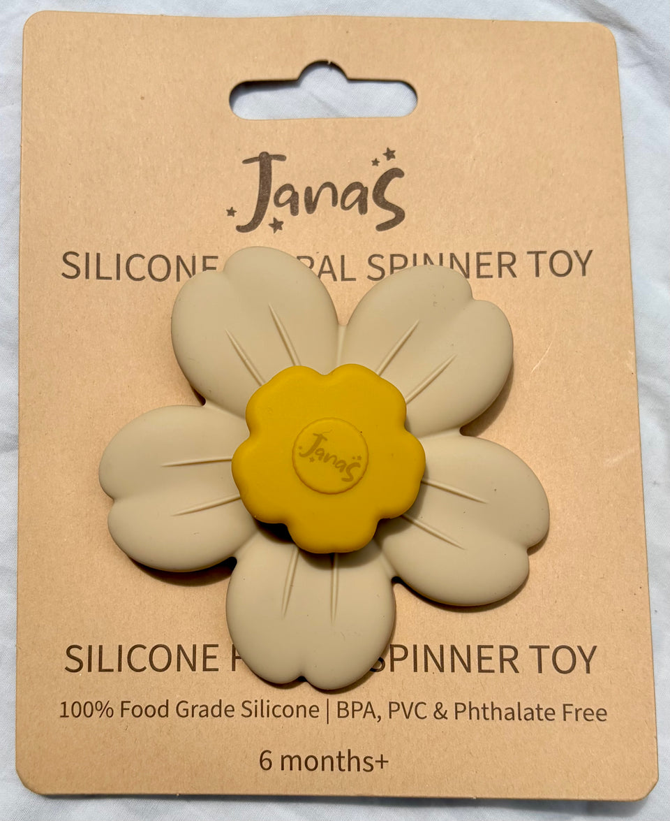 Silicone Bloom Suction Spinner Toy & Teether | JanaS