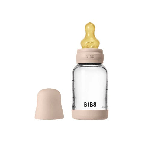 BIBS Glass Baby Bottle - 1 Pack - LATEX