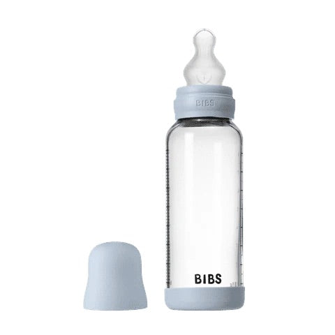 BIBS Glass Baby Bottle - 1 Pack - SILICONE