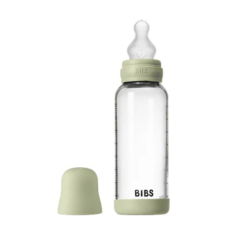 BIBS Glass Baby Bottle - 1 Pack - SILICONE