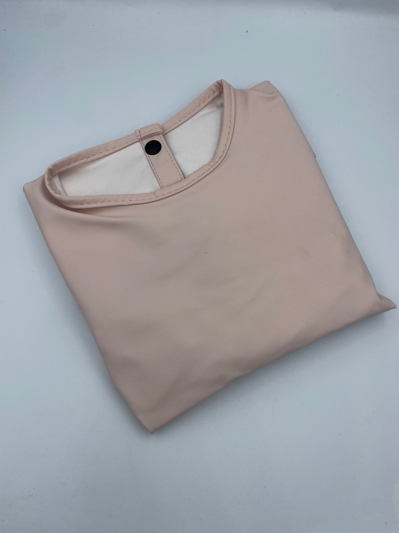 Long sleeve waterproof bib - Light Pink