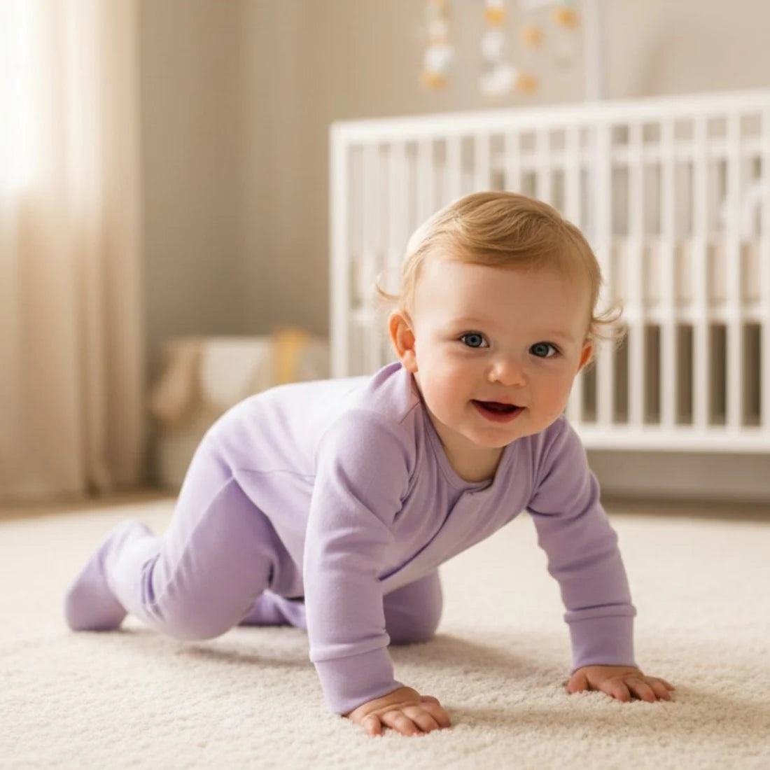 Magnetic Munchkin - Lilac Romper