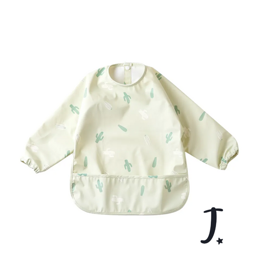 Long sleeve waterproof baby hot sale bibs