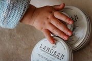 Natural lanolin balm for dry skin