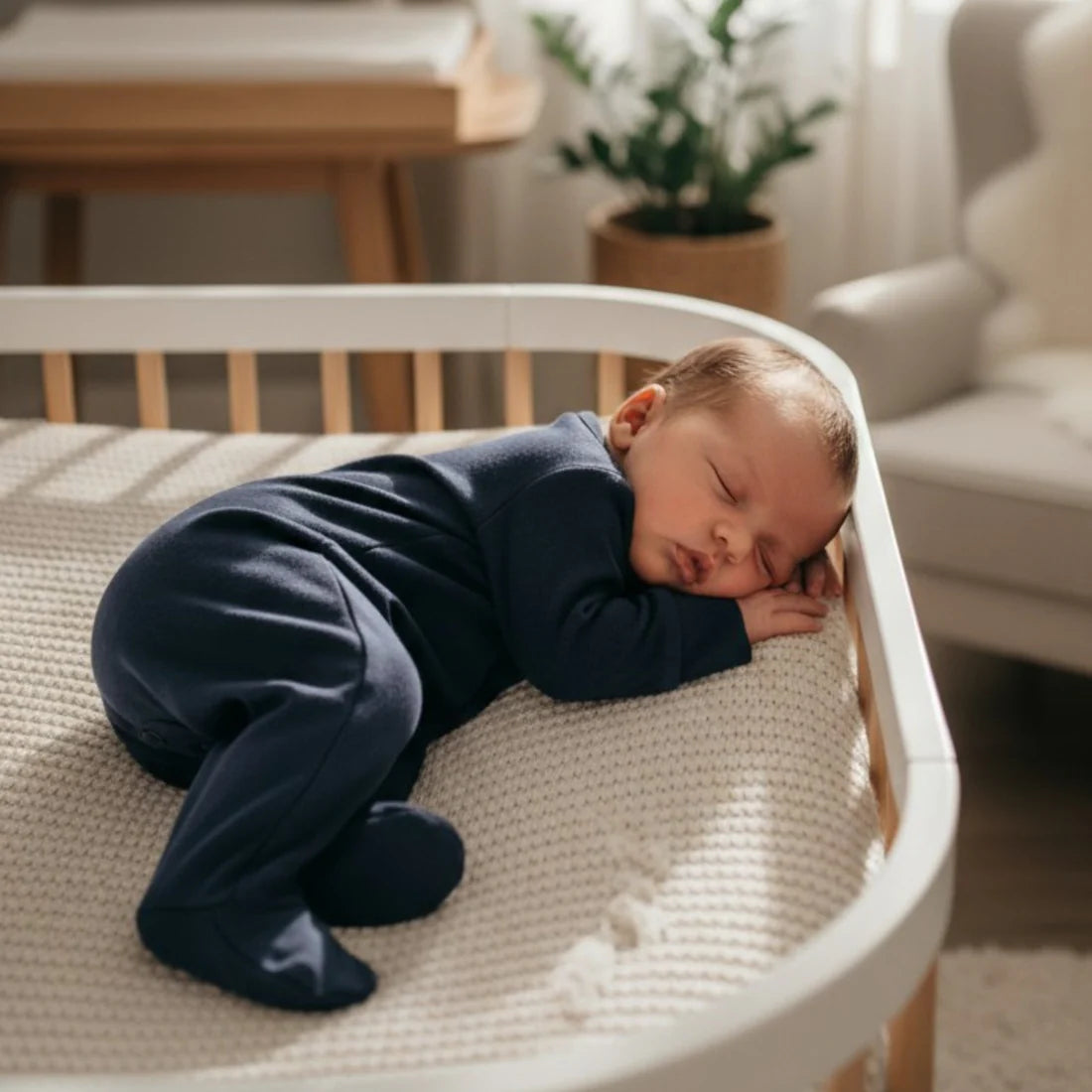 Magnetic Munchkin - Navy Romper