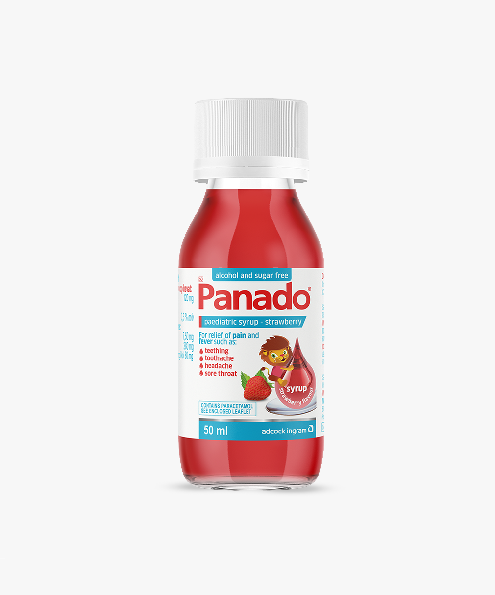 Panado Paediatric Syrup 50ml Strawberry