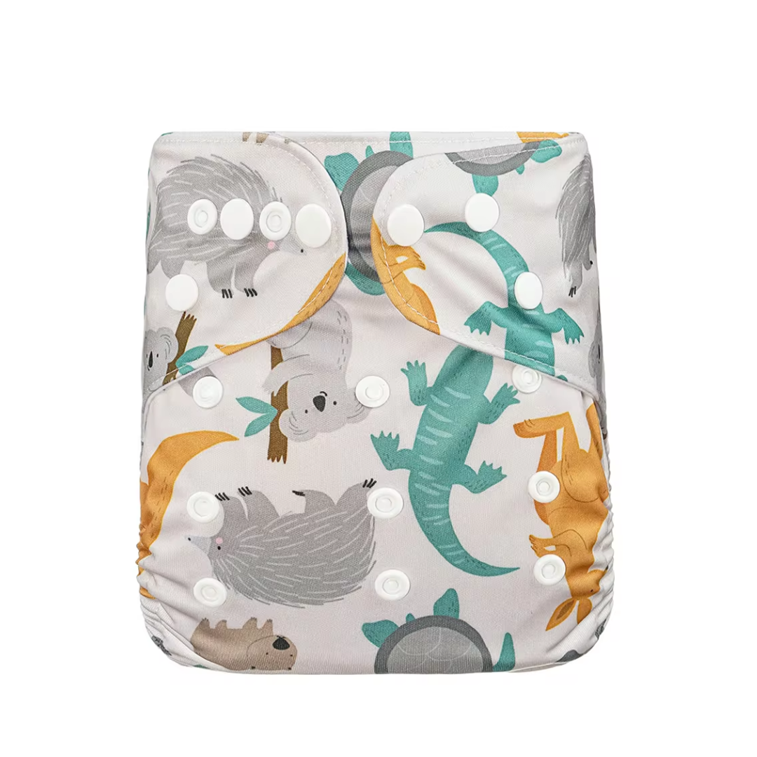 Happy flute pocket - Australian print