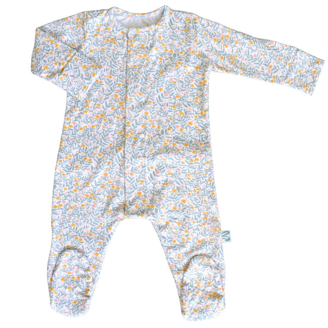 Magnetic Munchkin - Sage Floral Romper