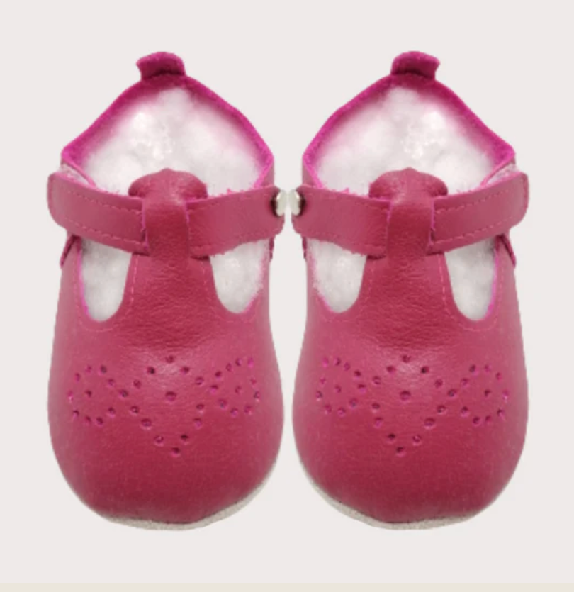 Pitta Patta - Baby Doll Brogue - Cerise