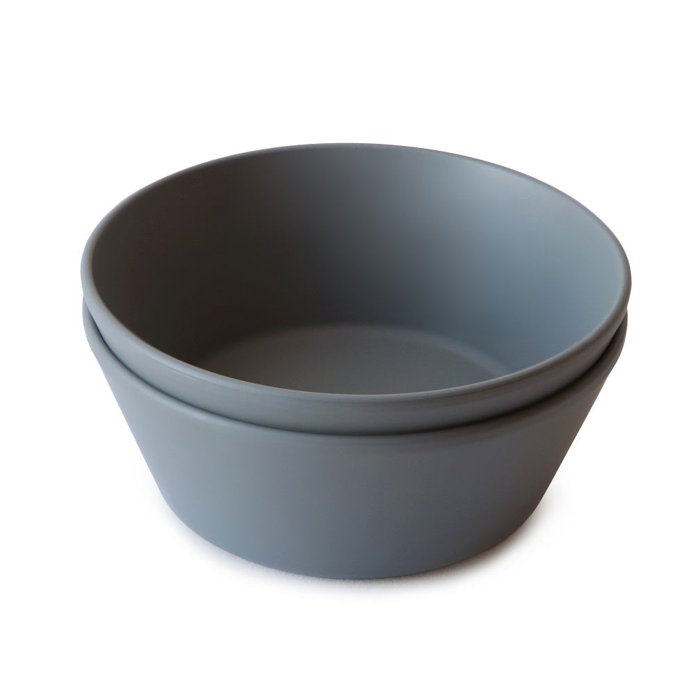 Mushie Round Dinnerware Bowls 2-Pack