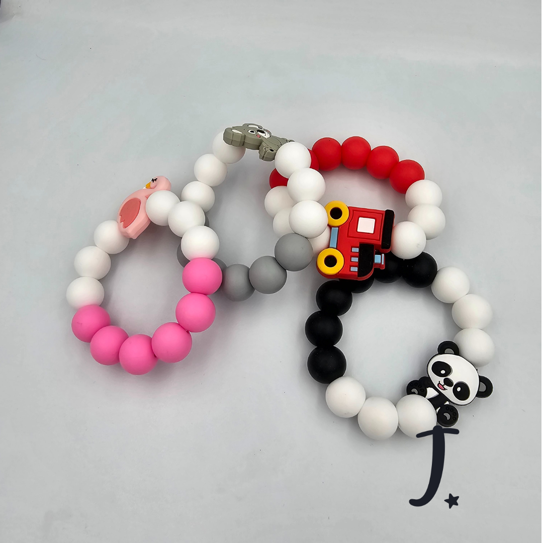 Character Teether Character Bead Teether | Silicone