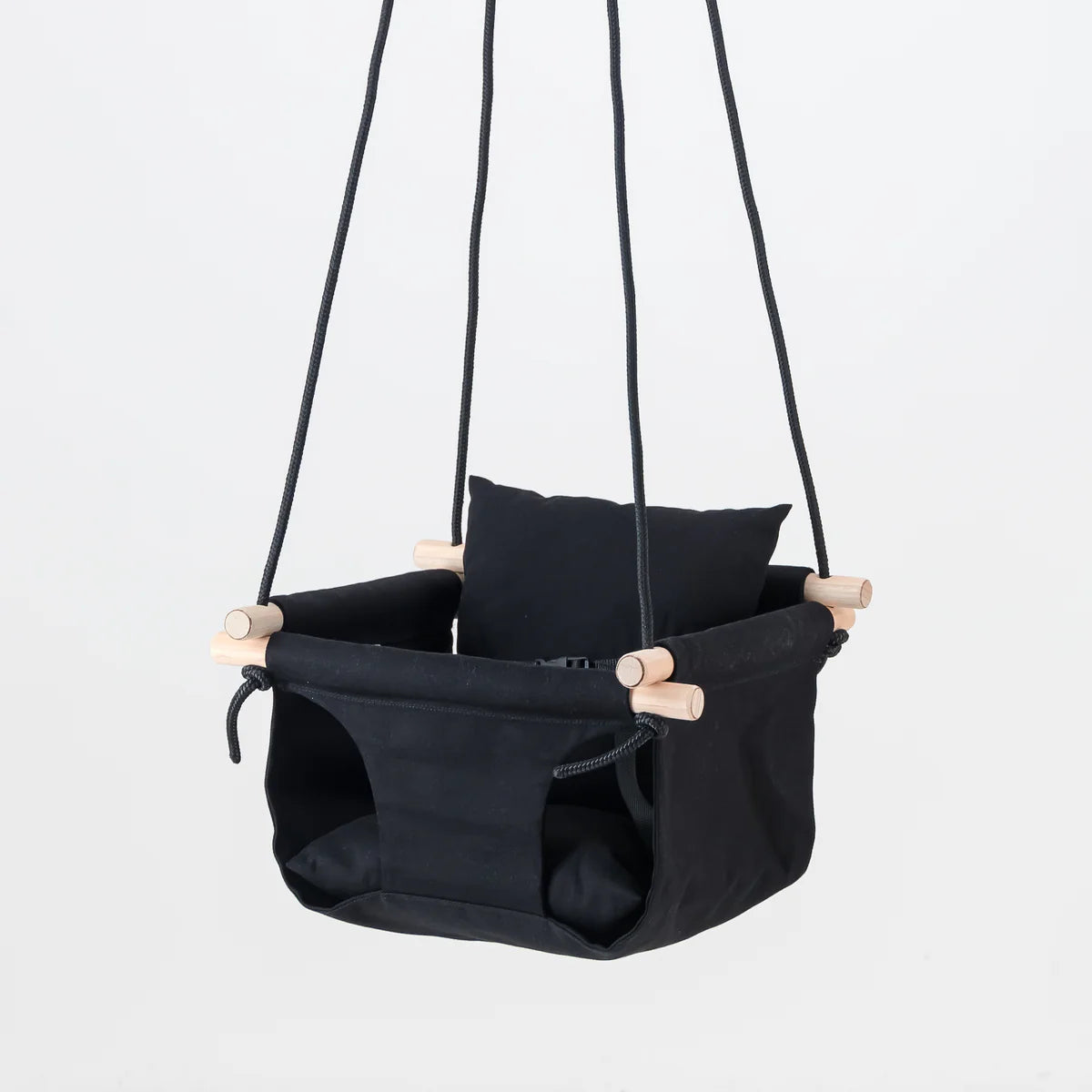 Handmade fabric toddler swing