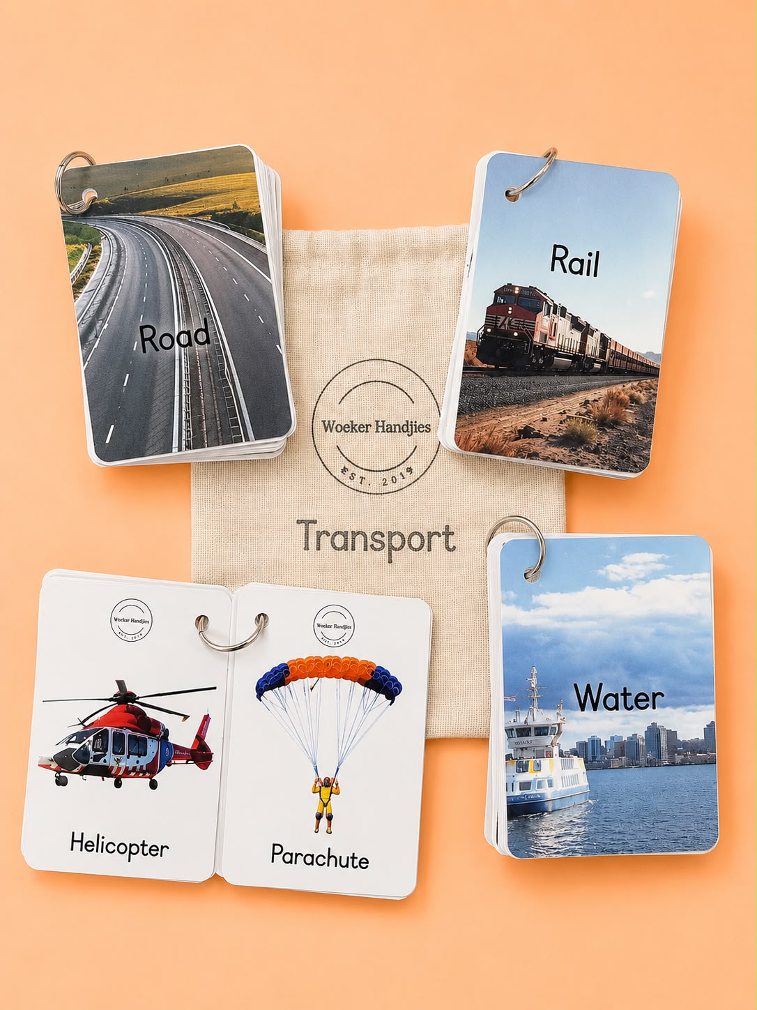 Early learning vocabulary cards