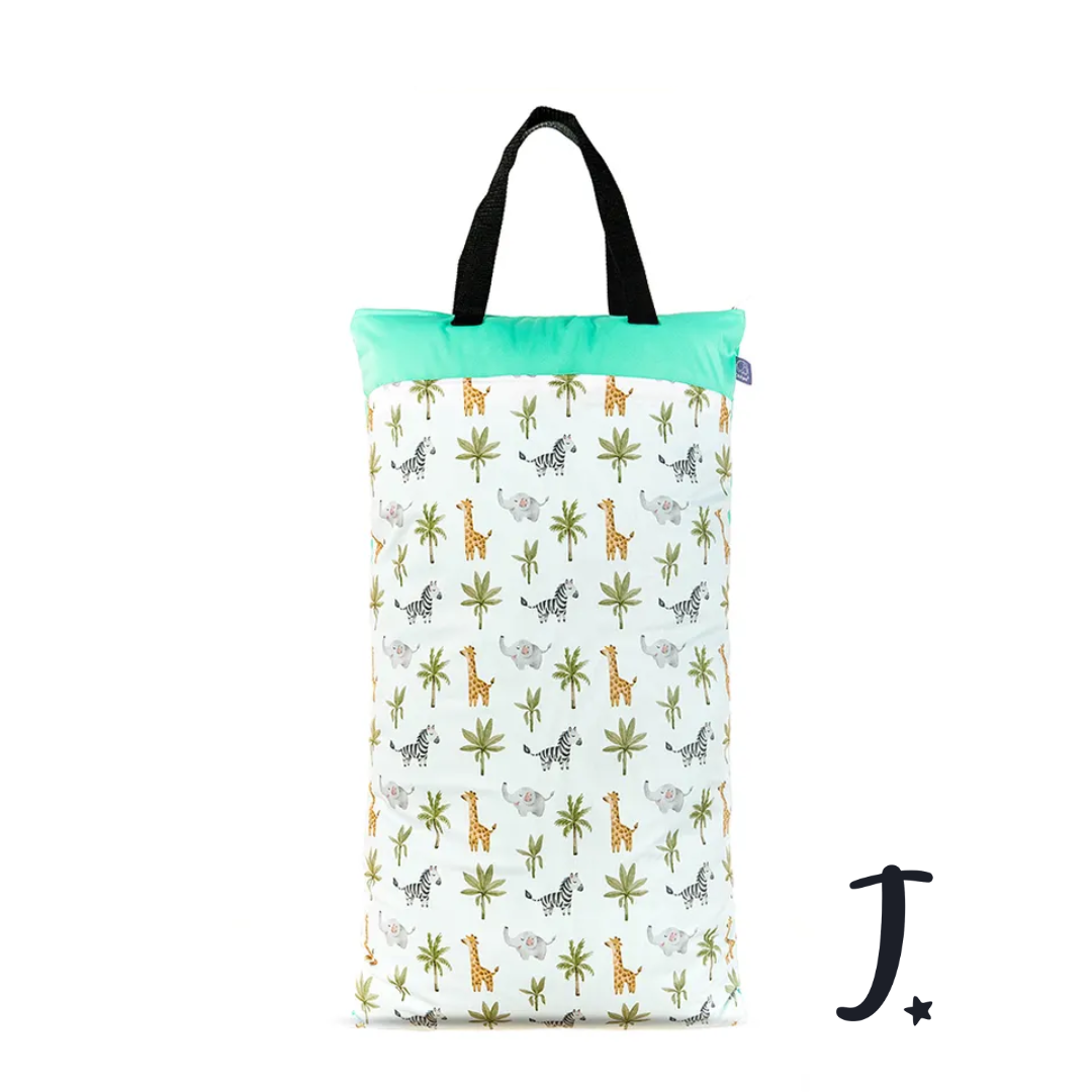 Safari animals large wet bag