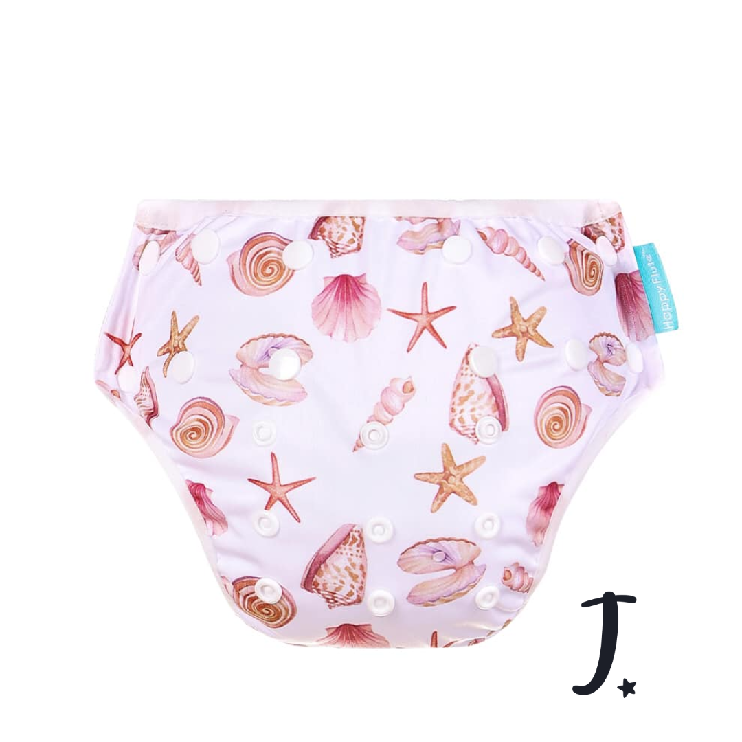 Sea shells on the sea shore Swim diaper