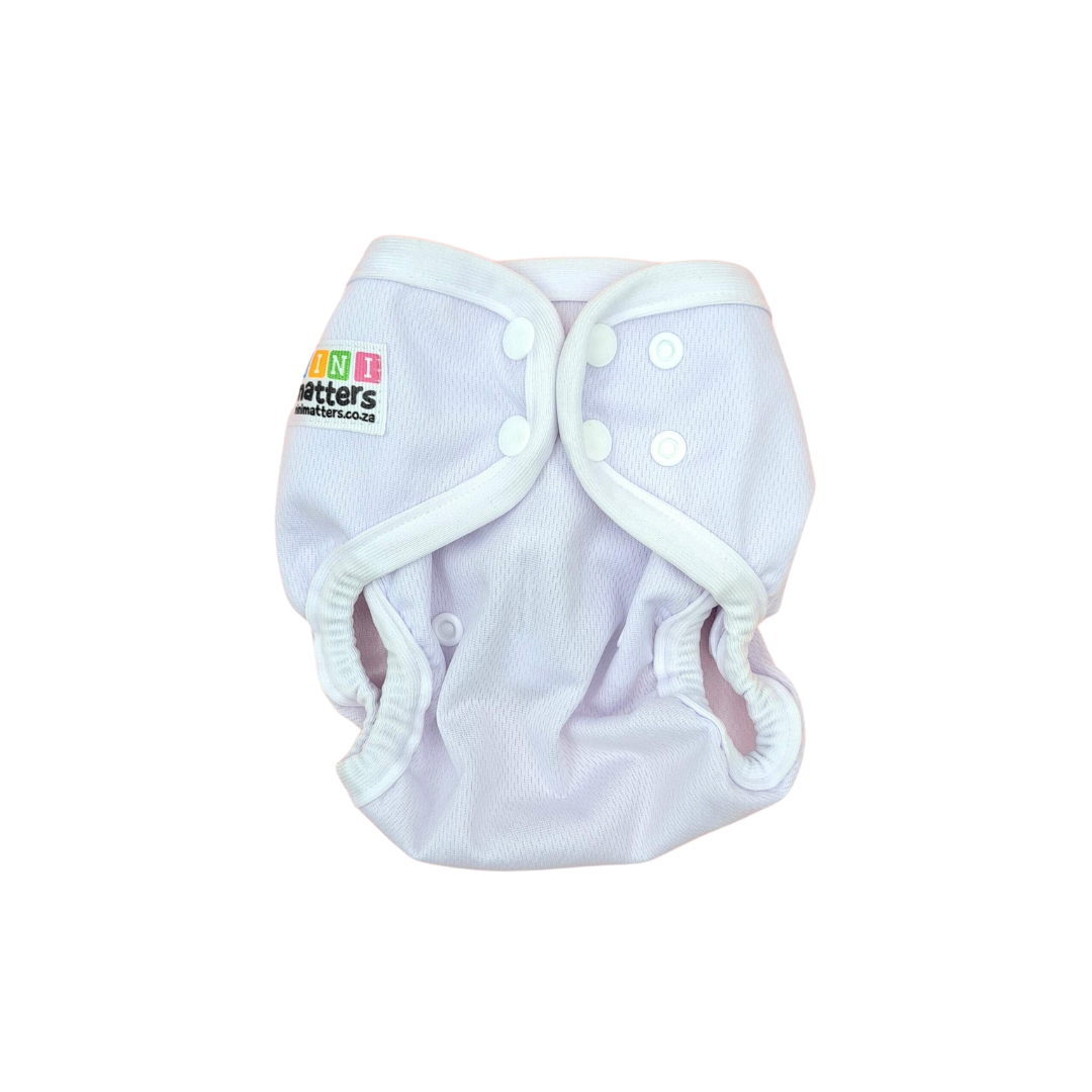 Mini matters AIRFLO cover - newborn - White