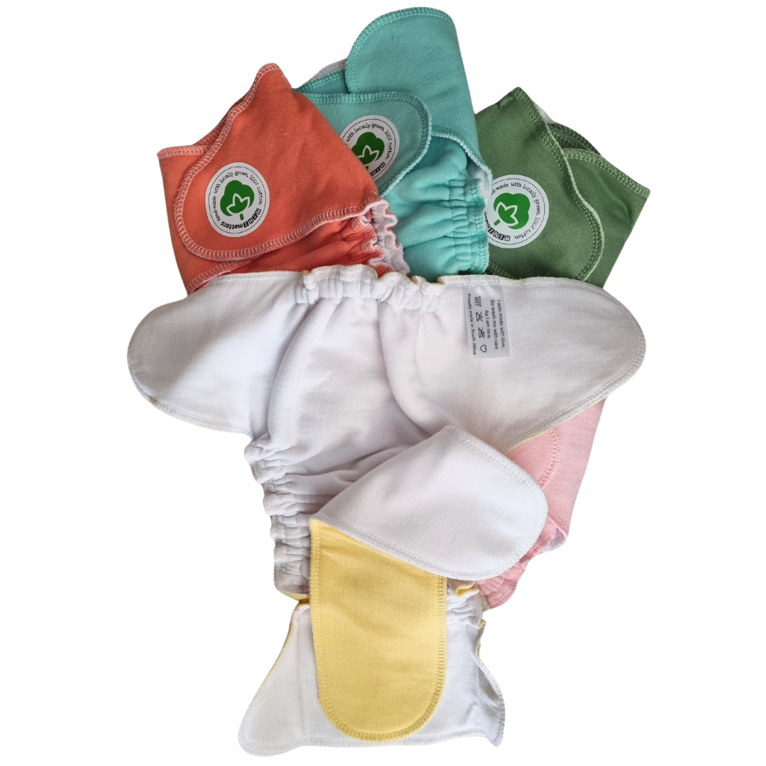 Newborn Fitted Nappy - Snapless