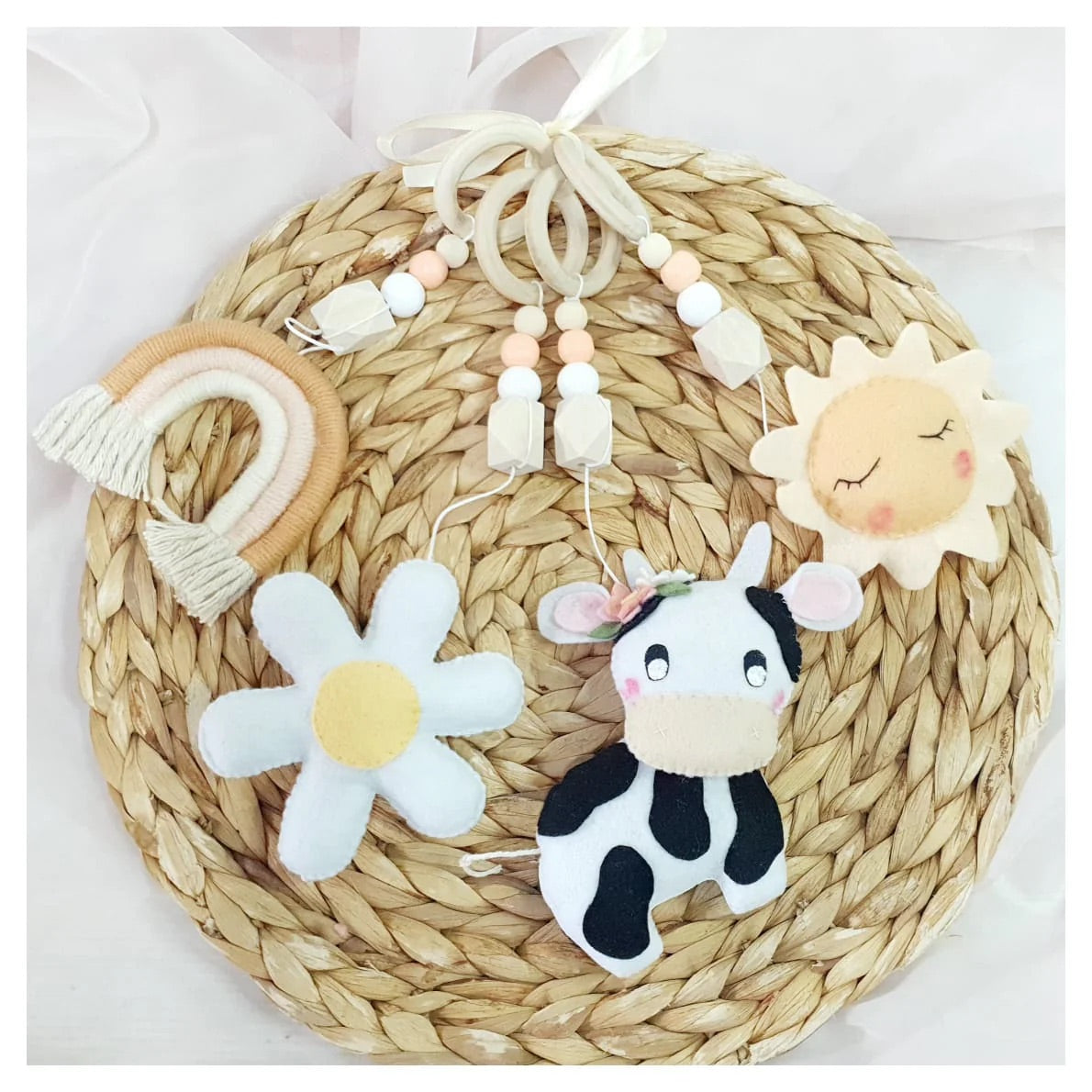 Dono Da Dio - Daisy Cow Dangle Set