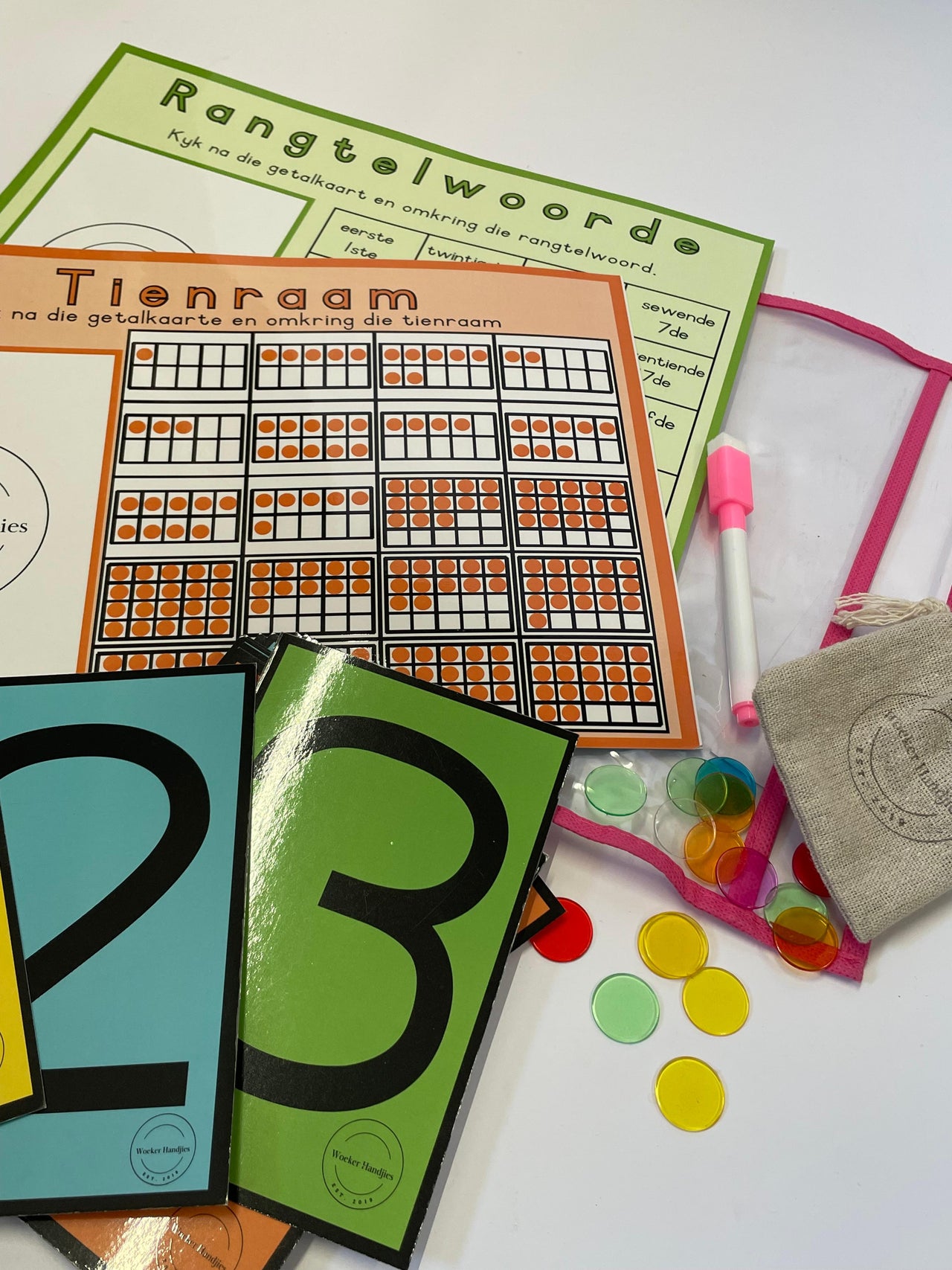 Woeker Handjies - Number Recognition/Nommer Herkenning
