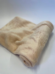 Peach fleece baby blanket by JanaS