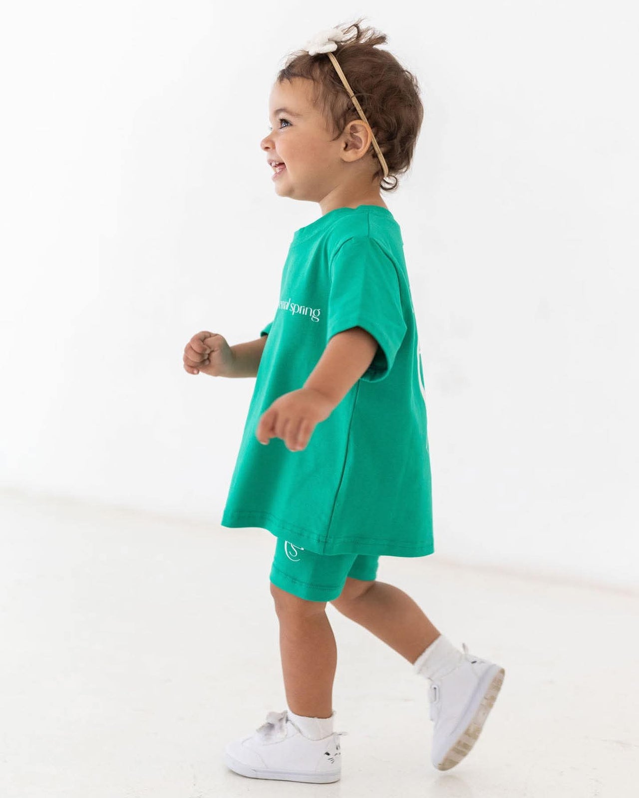 Eternal Spring - T-shirt and Shorts Toddler Set - Green