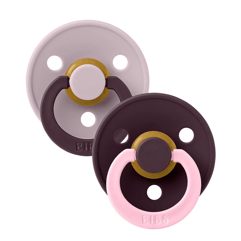 BIBS 2-pack Fusion Latex - Dusky Lilac Plum mix